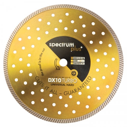 OX SPECTRUM UNIVERSAL/HARD TURBO DIAMOND BLADE 300MM