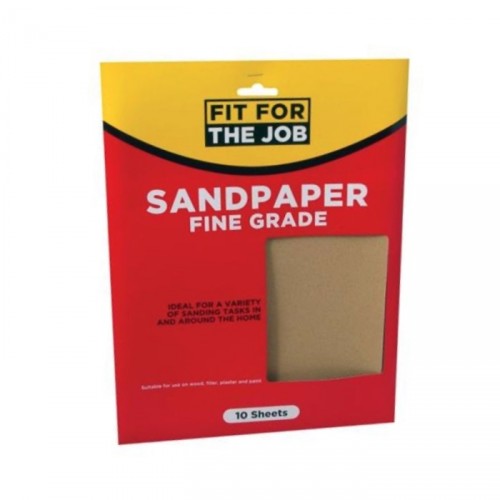 RODO FINE SANDPAPER PACK OF 10