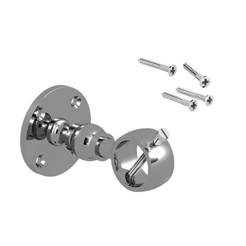 BIRKDALE HANDRAIL BRACKETS 24 & 28MM ROPE CHROME 2 PACK