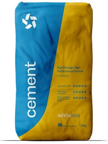 WHITESTAR HIGH STRENGTH CEMENT 25KG
