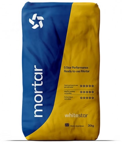WHITESTAR MORTAR 20KG