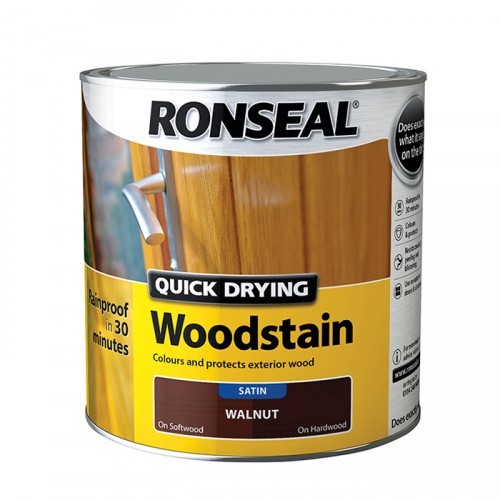 RONSEAL QUICK DRYING WOODSTAIN 2.5L SATIN WALNUT