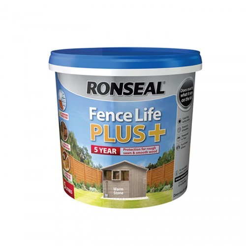 RONSEAL FENCELIFE PLUS WARM STONE 5L