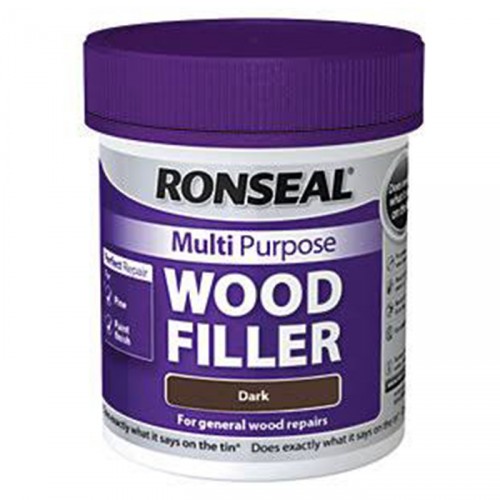 RONSEAL MULTI-PURPOSE WOODFILLER DARK 250G TUB