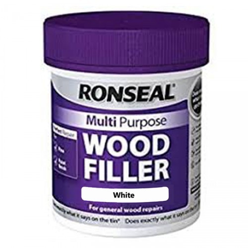 RONSEAL MULTI-PURPOSE WOODFILLER WHITE 250G TUB