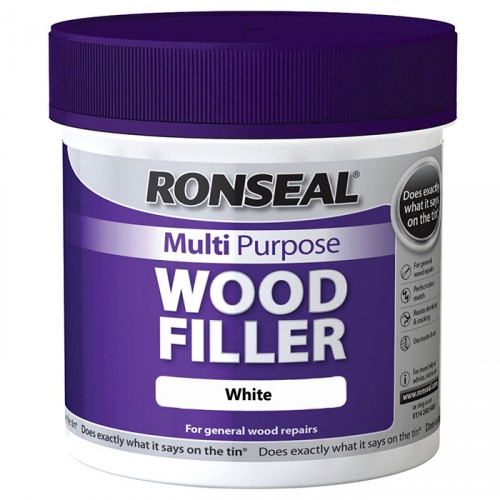 RONSEAL MULTI-PURPOSE WOODFILLER WHITE 465G TUB