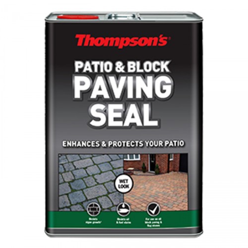 THOMPSONS PATIO & BLOCK PAVING SEAL WET LOOK 5L