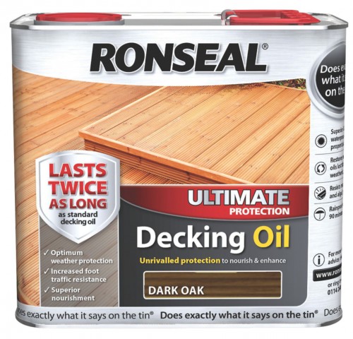 RONSEAL ULTIMATE DECKING OIL DARK OAK 2.5L