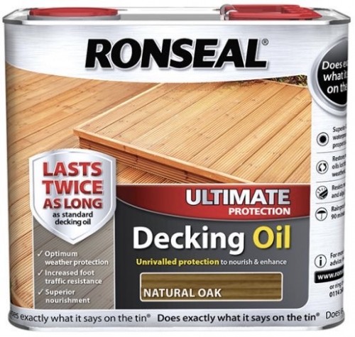 RONSEAL ULTIMATE DECKING OIL NATURAL OAK 2.5L