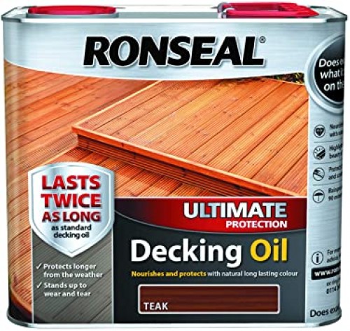 RONSEAL ULTIMATE DECKING OIL TEAK 2.5L