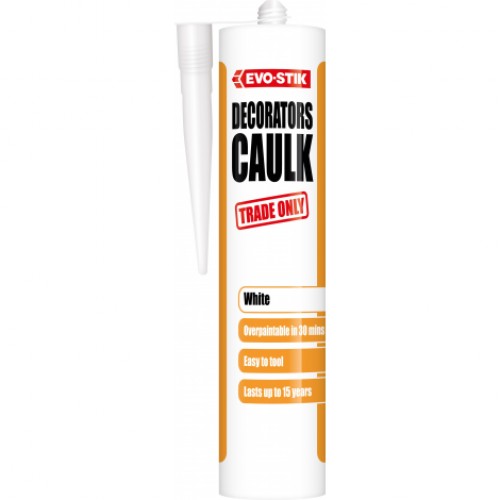 BOSTIK DECORATORS CAULK E/S WHITE C20 