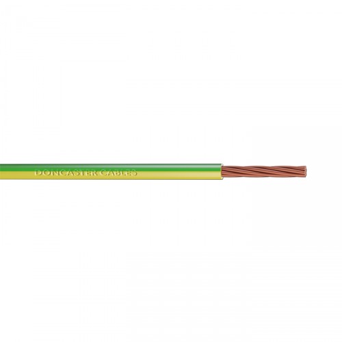 SINGLE CORE CONDUIT CABLE FLEX 35.00 100M GREEN/YELLOW