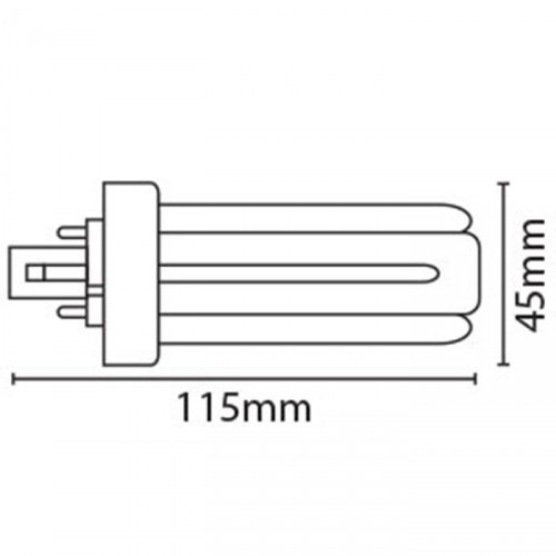 ETERNA 18W 4 PIN TRIPLE TURN T/E CFL LAMP 4000K