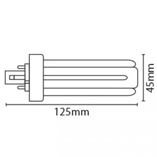 ETERNA 26W 4 PIN TRIPLE TURN T/E CFL LAMP 4000K