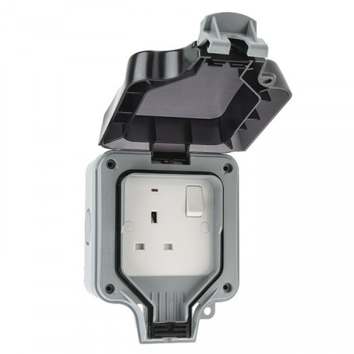 STORM 1G DP SWITCH IP66 SOCKET 13AMP