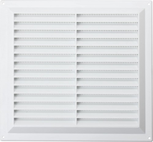 MAP WHITE PLASTIC LOUVRE VENT 9 X 9