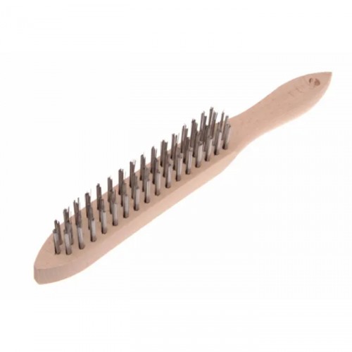 HEAVY DUTY 3 ROW WIRE BRUSH  