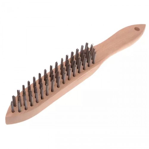 HEAVY DUTY 4 ROW WIRE BRUSH  