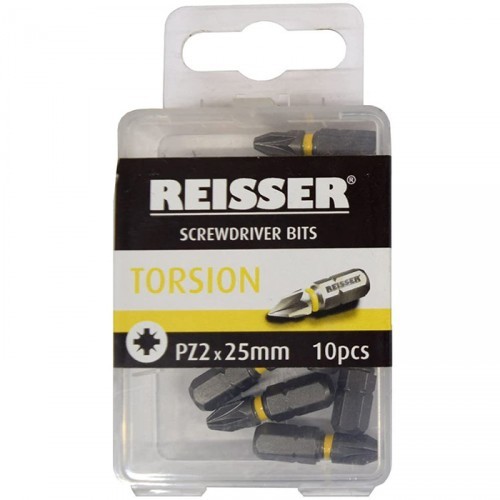 REISSER TORSION BIT BOX PZ2X25MM PACK OF 10