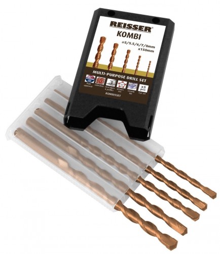 REISSER KOMBI MULTIPURPOSE DRILL SET 5 PIECE