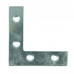 CORNER PLATE ELECTRO GALVANISED 63MM