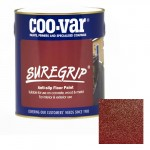 COO-VAR SURE GRIP ANTI-SLIP FLOOR PAINT RED 1 LTR