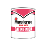 MACPHERSON SATIN SOLVENT BORNE WHITE 1L