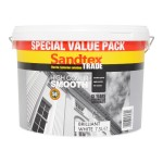 7.5LTR WHITE SMOOTH SANDTEX EXTERIOR VALUE PACK