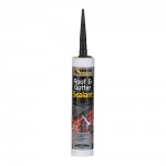EVERBUILD ROOF AND GUTTER SEALANT AND ADHESIVE (BUTYL BASED) BLACK 295ML