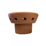 FLU VENT RED 185MM SPIGOT PEPPER POT