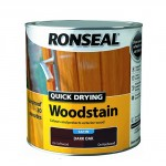 RONSEAL QUICK DRYING WOODSTAIN 750ML SATIN DARK OAK