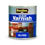 RUSTINS POLYURETHANE VARNISH CLEAR GLOSS 250ML