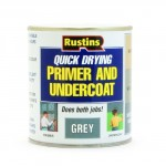 RUSTINS GREY PRIMER QUICK DRYING UNDERCOAT 500ML 