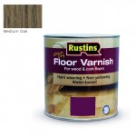 RUSTINS QUICK DRYING FLOOR VARNISH MEDIUM OAK 2.5L