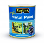 RUSTINS METAL PAINT BLACK 500ML