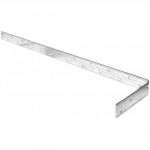 HEAVY DUTY L SHAPED ROOF STRAP 600MM OVERALL BENT AT 100MM 30X5MM