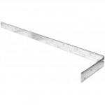 HEAVY DUTY L SHAPED ROOF STRAP 1600MM OVERALL BENT AT 100MM 30X5MM