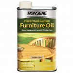 RONSEAL PERFECT FINISH & PROTECTION HARDWOOD GARDEN FURNITURE OIL 500ML NATURAL CLEAR