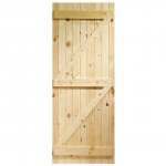 XL JOIN LEDGE & BRACED EXTERNAL DOOR 6'6"X2'3"