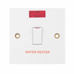 20A DP SWITCH WITH NEON "WATER HEATER"