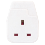 SELECTRIC 1G WHITE 13A TRAILING SOCKET
