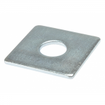 SQUARE PLATE WASHERS ZINC PLATED 50X50X16MM PACK OF 10 