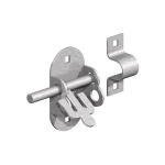 GATEMATE OVAL PADBOLTS 4" BRIGHT ZINC PLATED