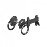 GATEMATE RING GATE LATCH 6" BLACK