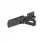 GATEMATE HEAVY HASP & STAPLE 8" BLACK