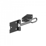 GATEMATE WIRE HASP & STAPLE 4" BLACK