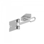 GATEMATE WIRE HASP & STAPLE 4" BRIGHT ZINC PLATED