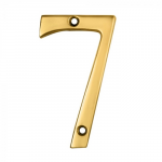 3" NUMERAL 7 POLISHED BRASS