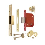 ERA FORTRESS 5 LEVER DEADLOCK 3" BRASS