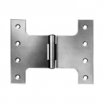 PARLIAMENT HINGE BRIGHT ZINC PLATED 75MM